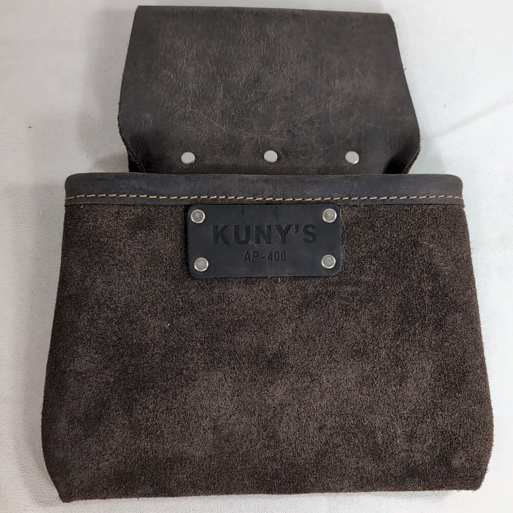 Kuny's Leather Tool Belt Bag Waist Utility AP-400 Brown Pouch Attachment NO BELT